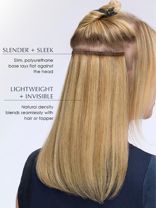 easiPieces 12 L x 4 W | Remy Human Hair Piece (1 Piece) - Image 8