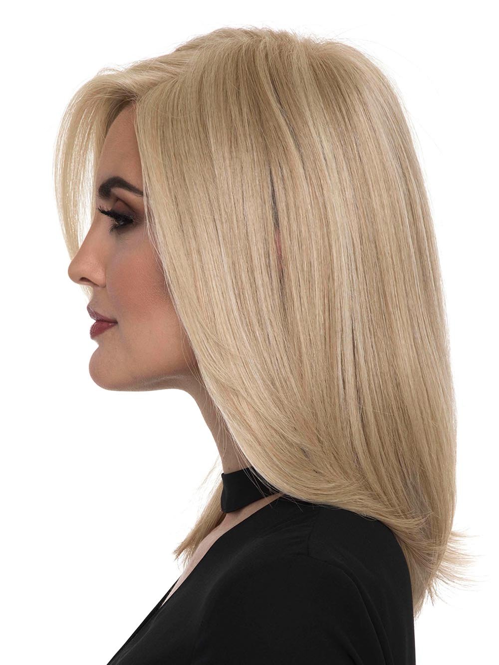 Zoey | Human Hair/ Synthetic Blend Wig (Mono Top) - Image 11