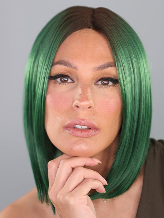 Green IRL | Synthetic Lace Front Wig (Mono Part) - Image 2