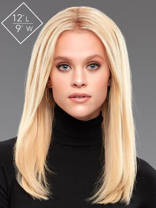 easiPieces 12 L x 9 W | Remy Human Hair Piece (1 Piece)