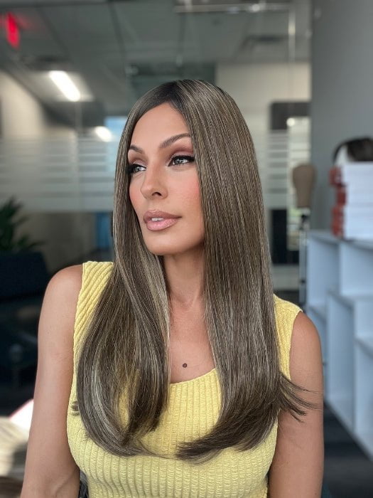 Unmatched 18 | Synthetic Hair Hair Topper (Hand Tied) - Image 9