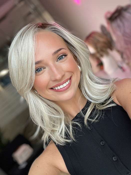 Dazzling Wavez | Synthetic Lace Front Wig (Mono Part) - Image 11