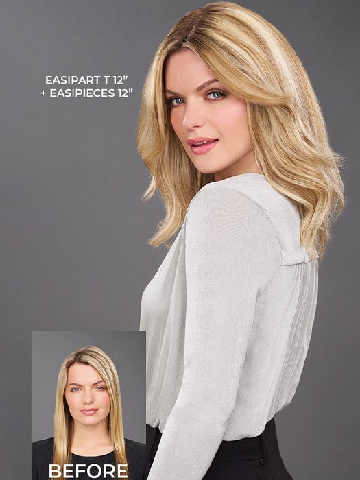 easiPart T 12 | Remy Human Hair Topper (Mono Top) - Image 2