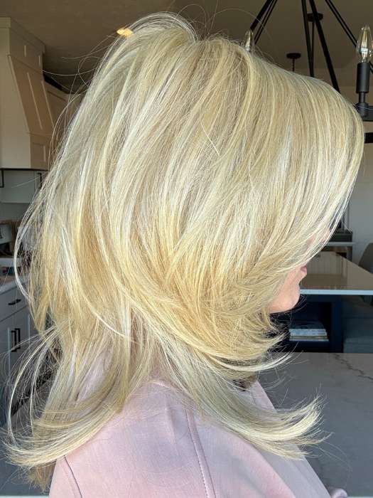 Feathered Bob | HF Synthetic Lace Front Wig (Mono Top) - Image 3