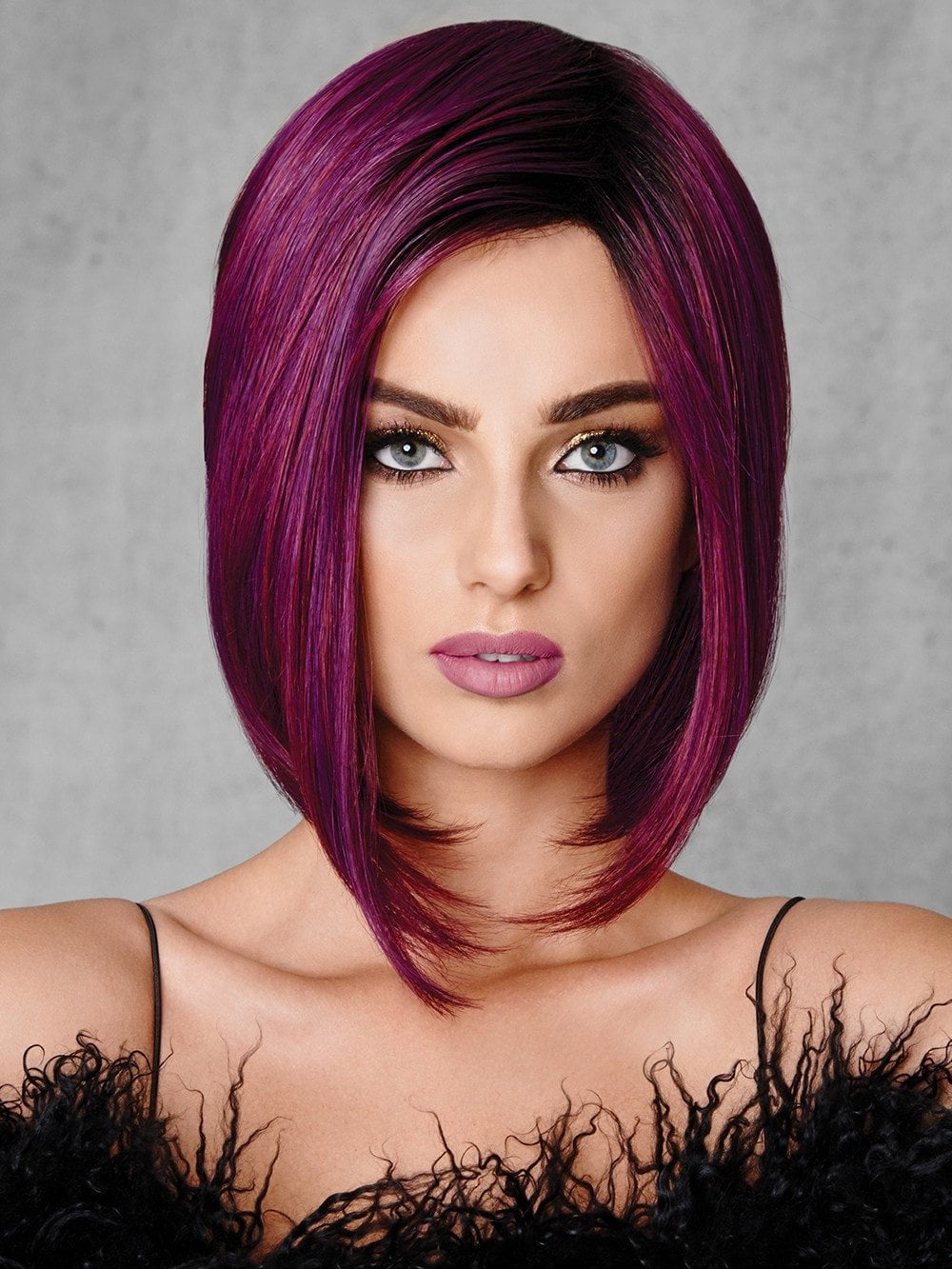 Midnight Berry | HF Synthetic Wig (Basic Cap) - Image 4