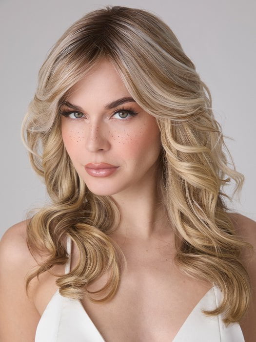 Medium Wavy TP Mono | Synthetic Hair Topper (Mono Top) - Image 3