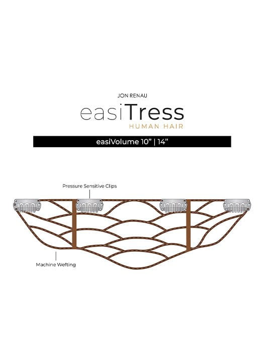 easiVolume 14 | Human Hair Extension | Clip In - Image 3