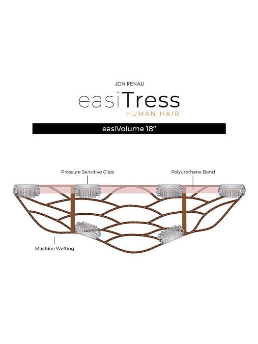 easiVolume 18 | Human Hair Extension | Clip In - Image 3