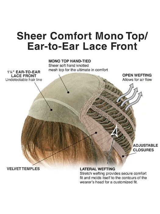 Undercut Bob | Synthetic Lace Front Wig (Mono Top) - Image 25