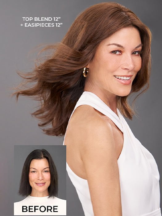Top Blend 12 | Remy Human Hair Topper (Mono Top) - Image 2