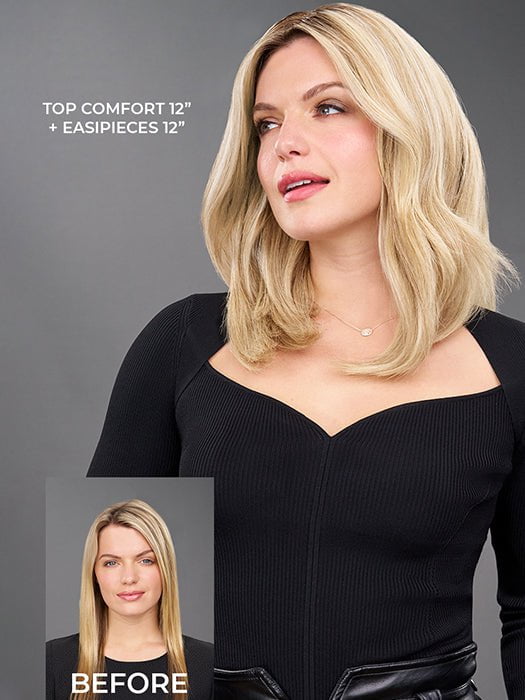 Top Comfort 12 | Remy Human Hair Topper (Hand Tied) - Image 2
