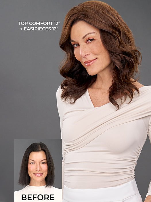 Top Comfort 12 | Remy Human Hair Topper (Hand Tied) - Image 4