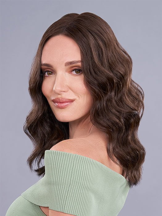 Top Trend Lace Wavy 14 | Synthetic Lace Front Hair Topper (Mono Top) - Image 3