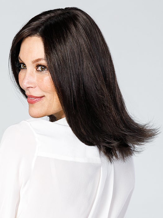 Top Coverage 12 | Lace Front Synthetic Hair Topper (Mono Top) - Image 3