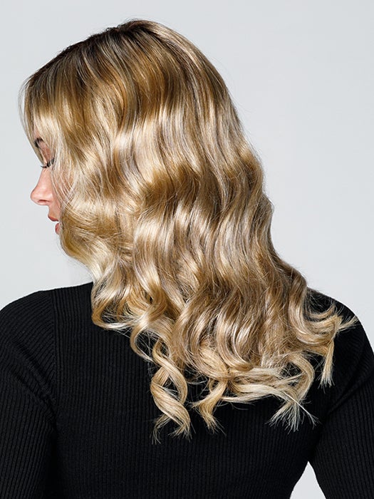 Top Coverage Wavy 18 | Lace Front Synthetic Hair Topper (Mono Top) - Image 3
