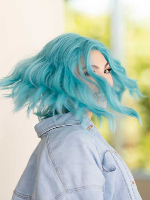 Blue Babe | Synthetic Lace Front Wig (Mono Part) - Image 3