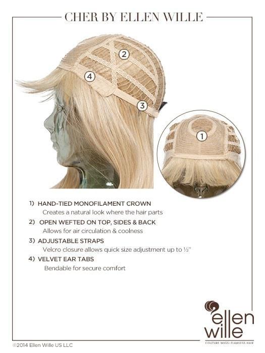 Cher | Long Synthetic Wig (Mono Crown) - Image 19