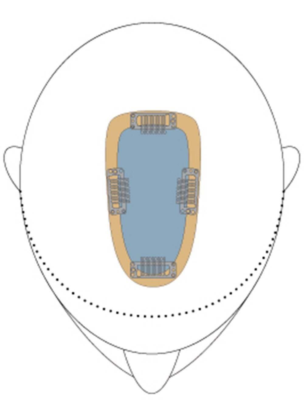 easiPart French 8 | Remy Human Hair Topper - Image 10