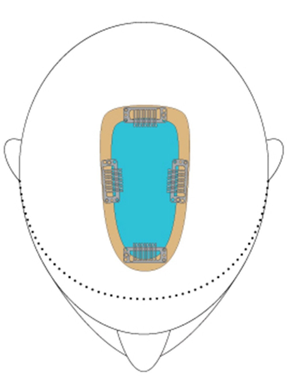 easiPart 8 | Remy Human Hair Topper - Image 6