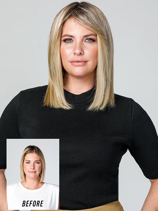 easiPart T HD 12 | Synthetic Hair Topper (Mono Top) - Image 2