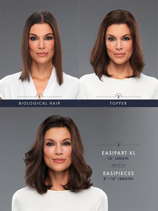 easiPieces 8 L x 6 W | Remy Human Hair Piece (1 Piece) - Image 3