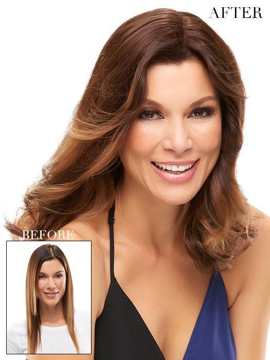 easiPart HH 18 | Remy Human Hair Topper (Mono Top) - Image 12