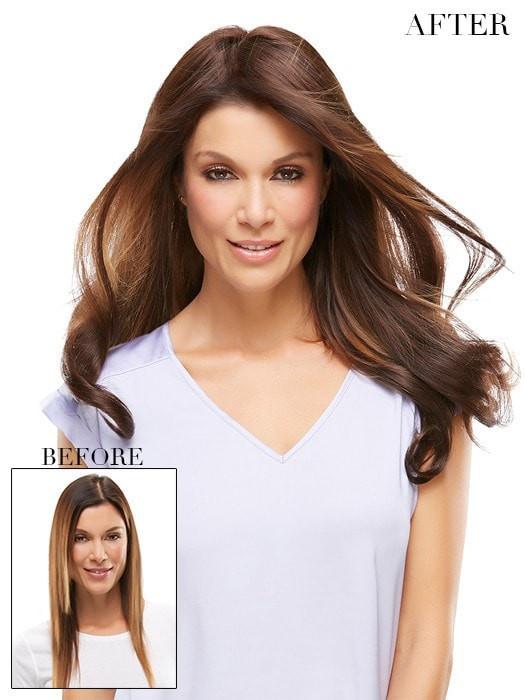 easiPart HH XL 18 | Remy Human Hair Topper (Mono Top) - Image 11