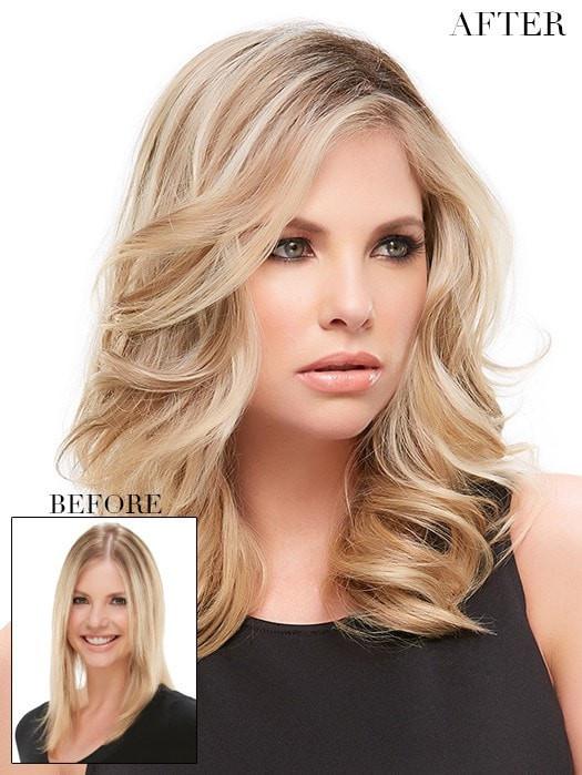easiPart HD XL 12 | Synthetic Hair Topper (Mono Top) - Image 3