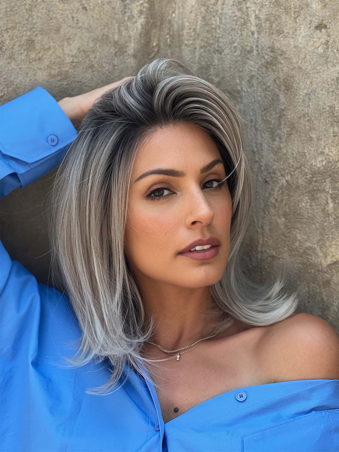 Melody Large | Synthetic Lace Front Wig (Mono Top) - Image 3