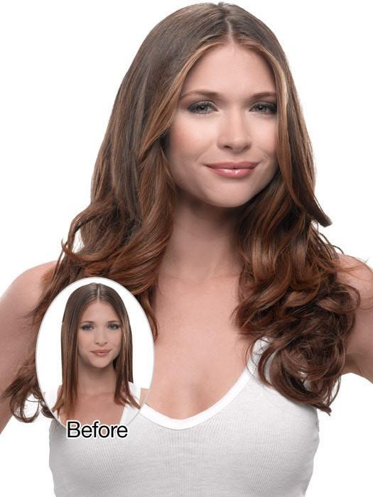 23 Wavy HF Synthetic Hair Extension (1 Piece) | Clip In - Image 5