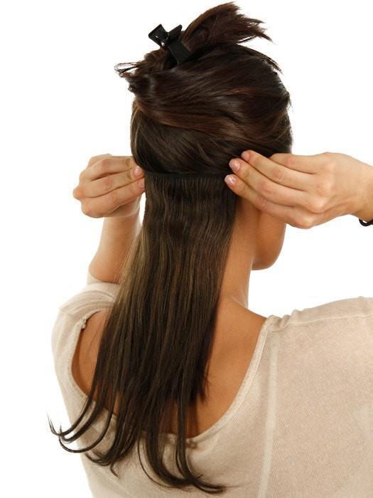 12 easiXtend Professional Human Hair Extensions (8 Piece) | Clip In - Image 3