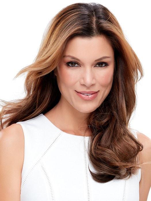 easiCrown HD 18 | HF Synthetic Hair Topper (Hand-Tied) - Image 2