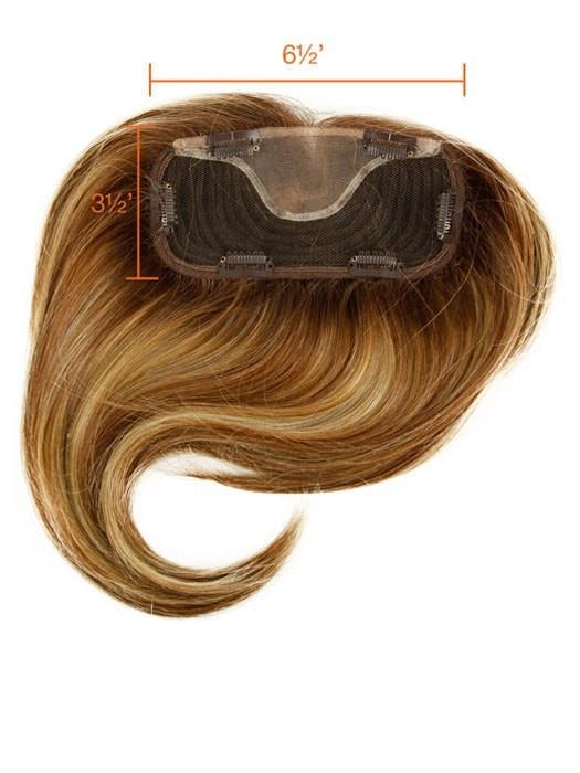 easiFringe | Remy Human Hair Clip In Bangs (Mono Base) - Image 9