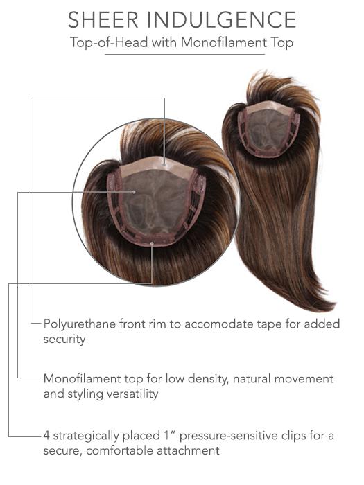 Top Billing 18 | HF Synthetic Hair Topper (Mono Top) - Image 8