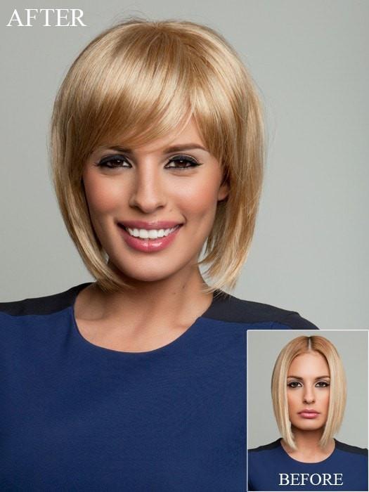 Faux Fringe | Synthetic Hair Topper (Mono Part) - Image 8